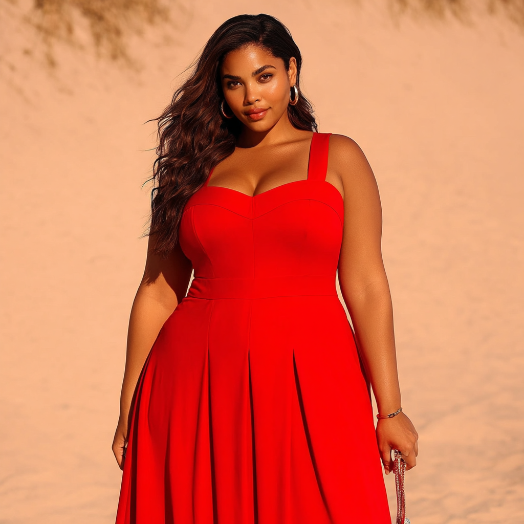 VESTIDO DECOTE PRINCESA VERMELHO RUBY (LONGO) | MANUELLITA